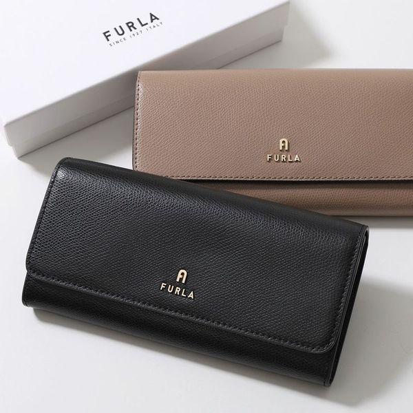 FURLA フルラ FURLA CAMELIA WP00317 長財布ニ折小銭入付き NERO レディース FURLA - FURLA フルラ FURLA CAMELIA WP00317 長財布ニ折小銭入付き
