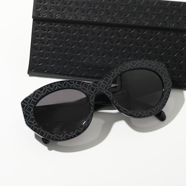 ALAIA アライア サングラス - 黒 【古着】【中古】 ALAIA（アライア） サングラス AA0024S レディース オーバル型 ロゴ