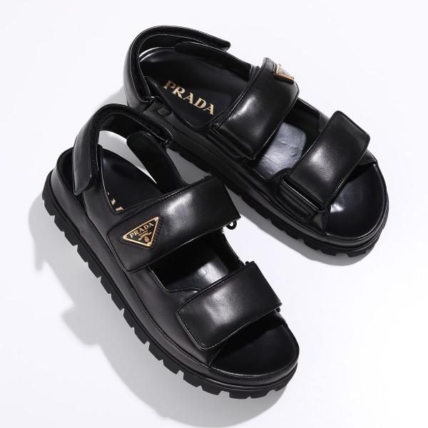 PRADA プラダ フラットサンダル 1X416N 038 レディース ナッパ PRADA プラダ フラットサンダル 1X416N 038 レディース ナッパ