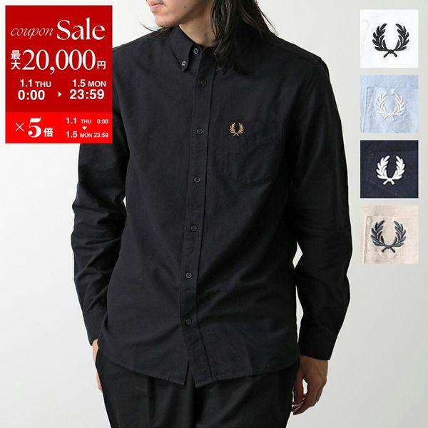 FRED PERRY フレッドペリー シャツ Oxford Shirt M5516 メンズ 長袖 コットン ローレルリース刺繍 胸ポケット カラー5色 /【2025年秋冬新作】
