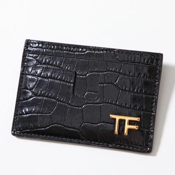 ！極美品！　トムフォード　折り財布　ケース付き　付属品完備 TOM FORD（トムフォード） カードケース YT232 LCL168G メンズ