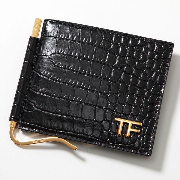TOM FORD トムフォード 二つ折り財布 YT231 LCL168G メンズ TOM FORD トムフォード 二つ折り財布 YT231 LCL168G メンズ