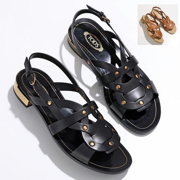 TOD'S（トッズ） TODS サンダル XXW42B0AW10D90 レザー ストラップ