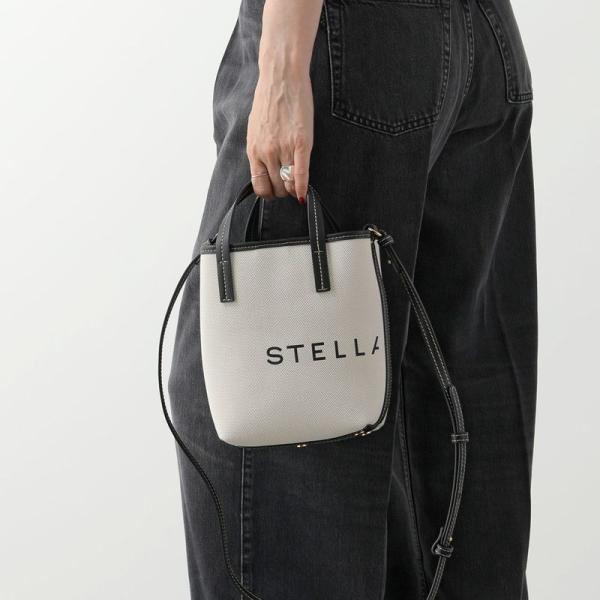 ラテ丸　ステラマッカートニー　巾着　ショルダーバッグ　ロゴキャンバス Stella McCartney（ステラ・マッカートニー） ショルダーバッグ 7B0106