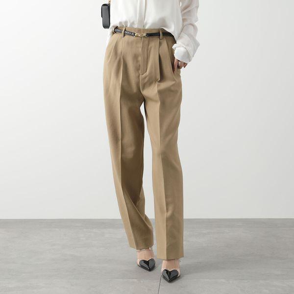 SAINT LAURENT サンローラン チノパンツ 648142 Y7B73 レディース
