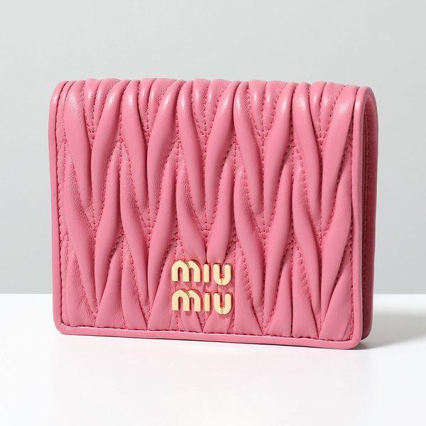 miu miu（ミュウミュウ） 【カラー限定特価】MIUMIU 二つ折り財布
