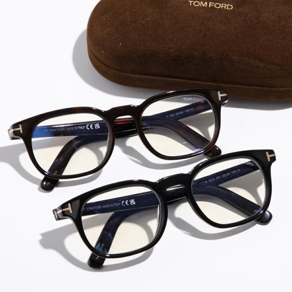 TOM FORD トムフォード メガネ TF5930-D-B FT5930-D-B レディース ウェリントン型 ブルーライトカット アジアンフィット 【日本企画】  黒縁 セルフレーム カラー2色 FT5930-D-B アイウェア 伊達メガ...
