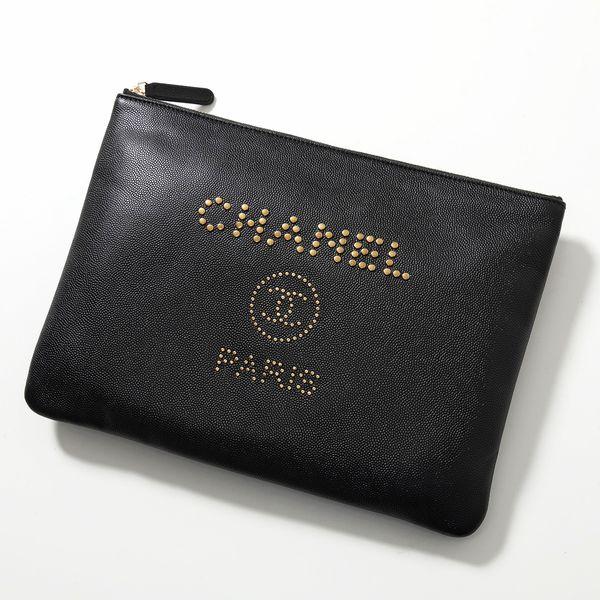 CHANEL シャネルクラッチバッグキャビアスキン