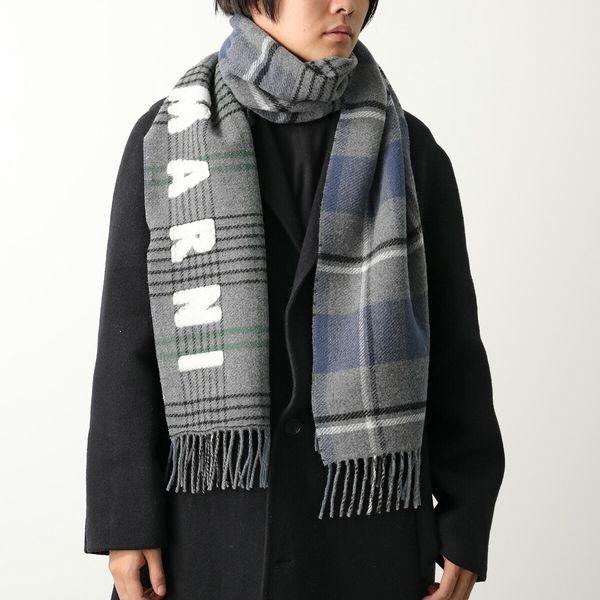 MARNI マルニ マフラー SCMC0119Y0 UAW035 メンズ ロゴ フリンジ MARNI マルニ マフラー SCMC0119Y0 UAW035 メンズ ロゴ フリンジ