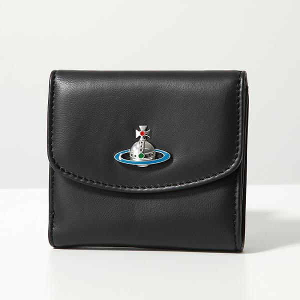 ヴィヴィアンウエストウッド　レザー　二つ折り財布　オーブ　レア　黒 日本限定】VINTAGE ORB 口金二つ折り財布(ブラック)（レディース