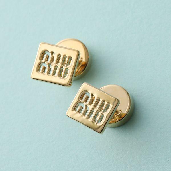 miu MIUMIU ミュウミュウ ピアス 5IO124 2DTU レディース メタル