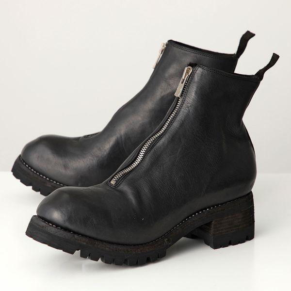 GUIDI グイディ フロントジップブーツ PL1V メンズ ホースレザー GUIDI グイディ フロントジップブーツ PL1V メンズ ホースレザー
