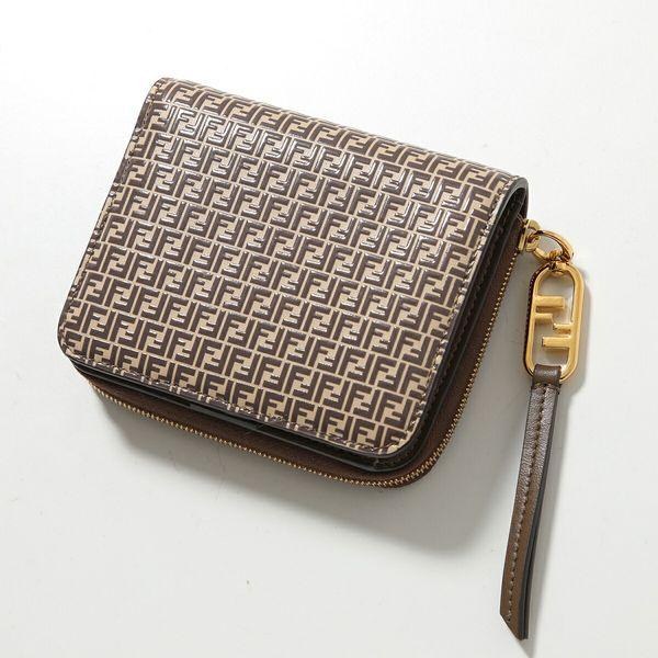 FENDI ミニ財布ズッカFFロゴフェンディ