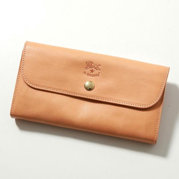 IL BISONTE（イルビゾンテ） 二つ折り長財布 SCW020 レディース メンズ