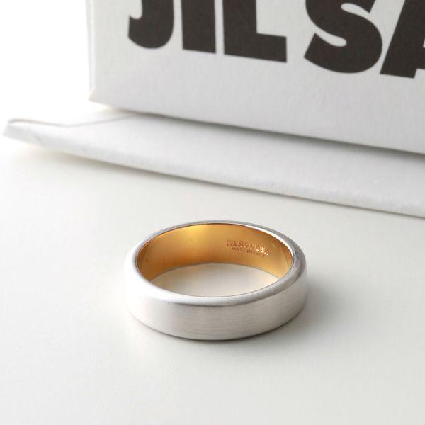 ジルサンダー シグネットリング シルバー 約21号 ジルサンダー シグネットリング シルバー 約21号 Jil Sander
