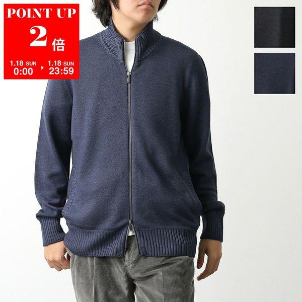 DRUMOHR（ドルモア） ジップアップニット D8M202AL メンズ ウール リブ