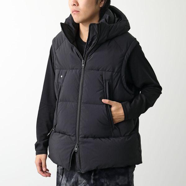 新品Y-3 ブラック ベスト　primaloft Y-3 メンズPufferスムースナイロンダウンPrimaLoftベスト (すべての
