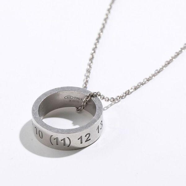 Maison Margiela エングレーブ ペンダント ネックレス Maison Margiela MAISON MARGIELA メゾンマルジェラ ネックレス