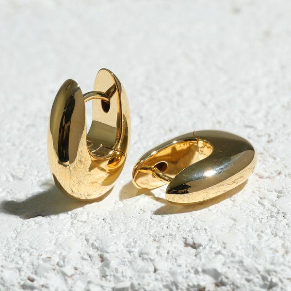 TOM WOOD TOMWOOD トムウッド ピアス Pebble Hoops Small Gold TOM WOOD TOMWOOD トムウッド ピアス Pebble Hoops Small Gold