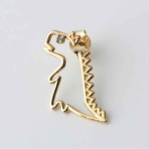 ALIITA（アリータ） ピアス DINO ESMERALDA EARRING SINGLE レディース