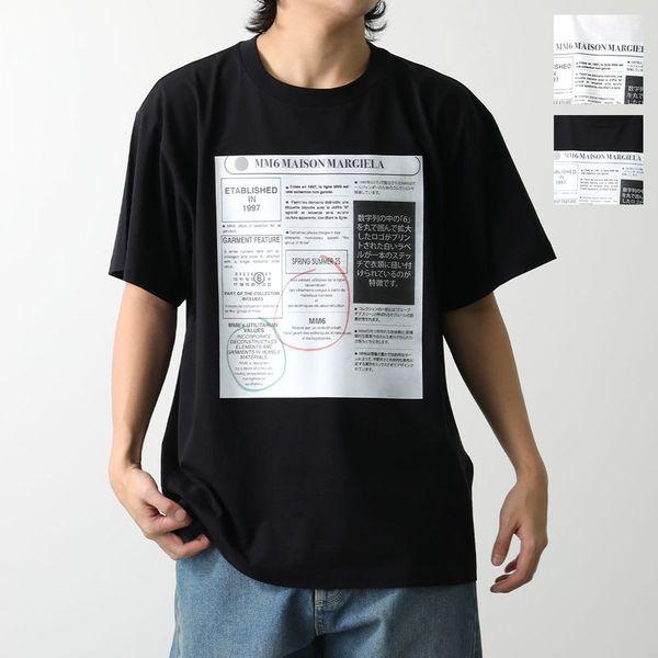 MM6 Maison Margiela プリントTシャツ SH0GC0043 S24312 MM6 エムエムシックス メゾンマルジェラ Tシャツ SH0GC0043
