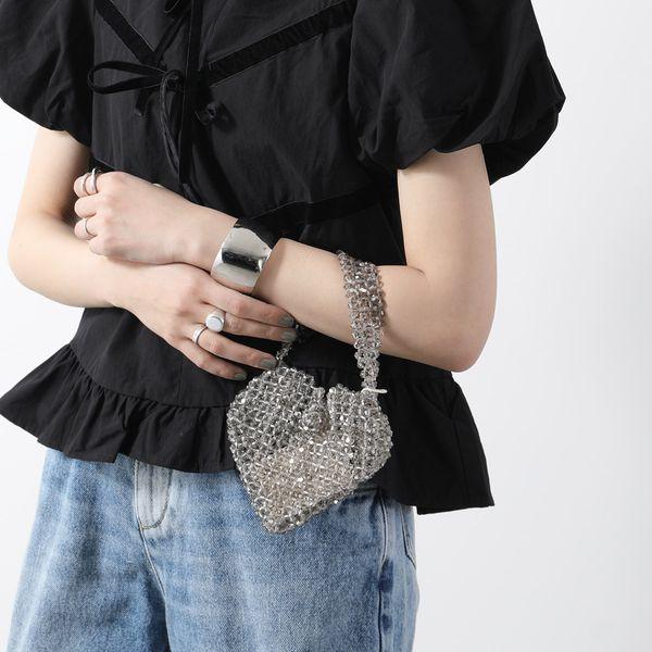 ふわもこ【Sister Jane】Fortune フェイクファー ビーズ バッグ