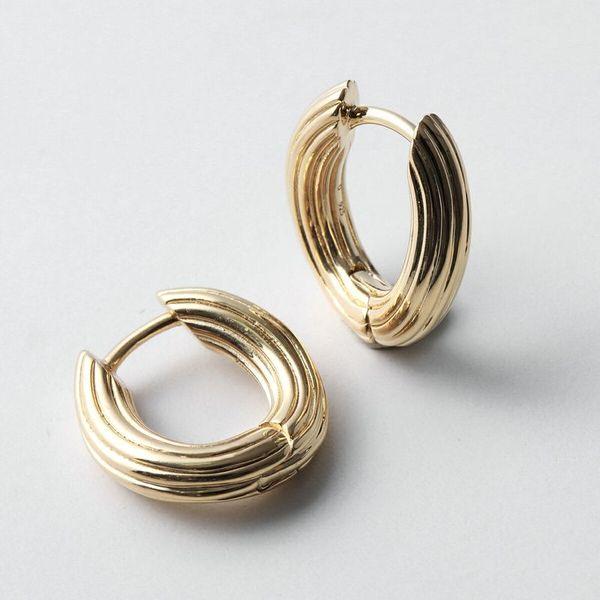 Otiumberg オティウムバーグ ピアス Twisted Ridge Hoops ツイスト