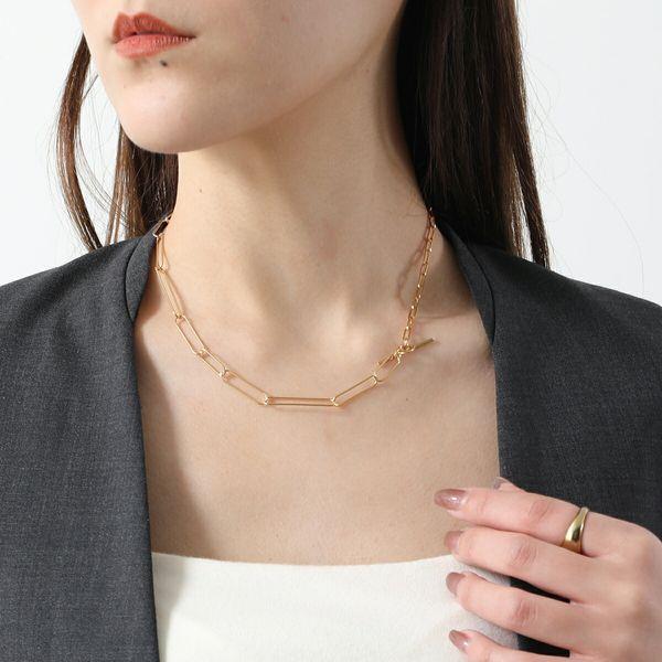 Otiumberg オティウムバーグ ネックレス Two Chain Paperclip Necklace