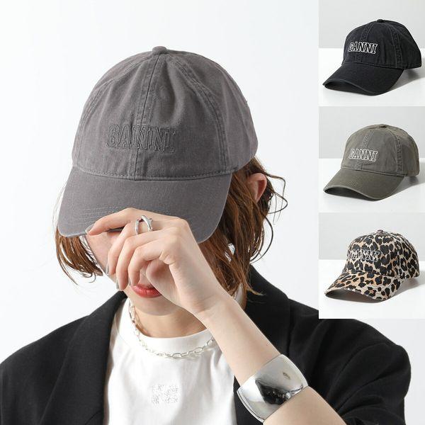 GANNI ガニー ベースボールキャップ Cap Hat A6300 A6301 A6302 GANNI ガニー ベースボールキャップ Cap Hat A6300 A6301 A6302