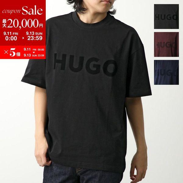 HUGO BOSS RED ヒューゴボス レッド 半袖 Tシャツ Dinkee 50525765 メンズ カットソー ロゴ コットン ロゴT クルーネック オーバーサイズ