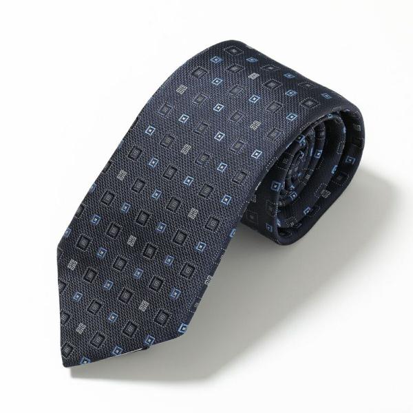 Givenchy（ジバンシィ）ネクタイ4Gエンブレム　ジャガード　ロゴ入りシルク GIVENCHY（ジバンシィ） ネクタイ J5901 メンズ 4Gエンブレム