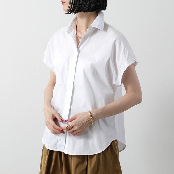HERNO（ヘルノ） 半袖 シャツ BLUSA POPELINE MONOGRAM BL000017D-M01 