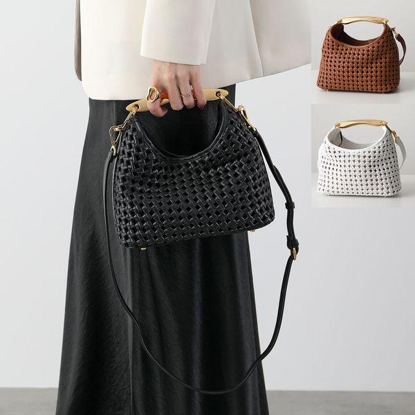elleme Elleme エレメ ハンドバッグ Small Boomerang Woven elleme Elleme エレメ ハンドバッグ Small Boomerang Woven