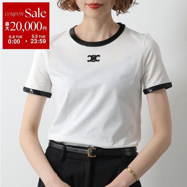 美品✨セリーヌ トリオンフ柄Tシャツ　カットソー　グレー　L 手洗い可能 シンプルでもクールに決まる♪【CELINE】トリオンフ Tシャツ (CELINE/T