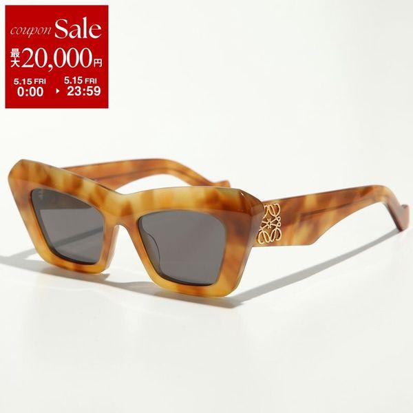 LOEWE / ロエベ | LW40036I サングラス | 50□19 145 | ブラウン | レディース LOEWE（ロエベ） サングラス LW40036I レディース フォックス型 メガネ