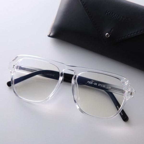 KIMHEKIM キムヘキム メガネ PS25-GL01 レディース ウェリントン