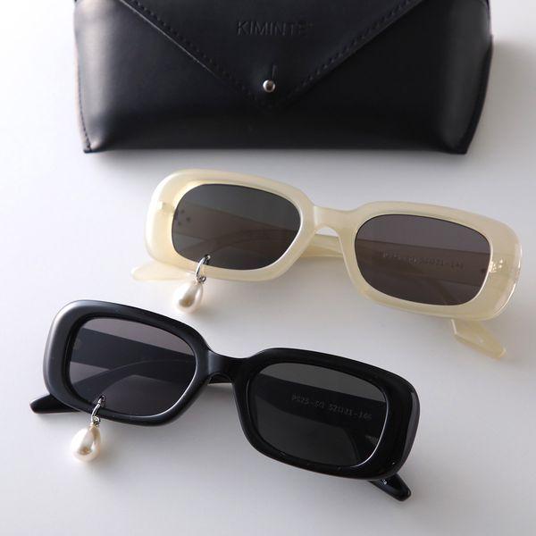 KIMHEKIM キムヘキム サングラス PEARL TEAR SQUARE SUNGLASSES