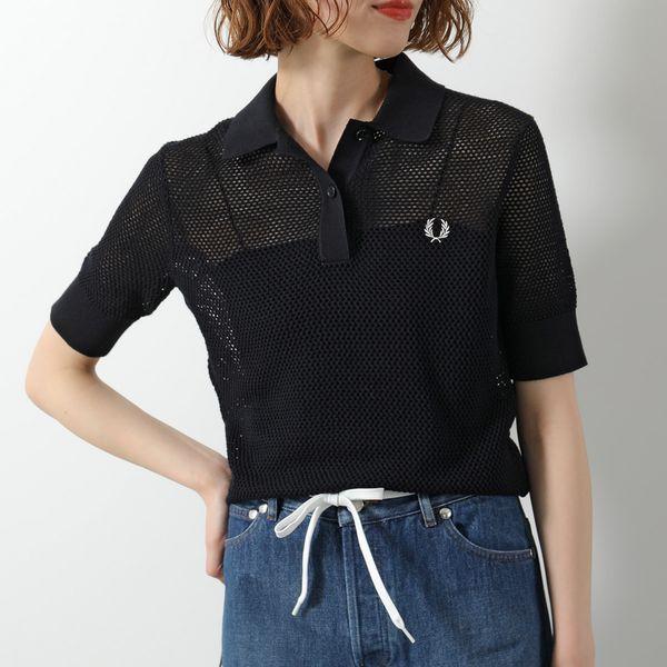 FRED PERRY フレッドペリー ポロシャツ OPEN-KNIT POLO SHIRT FRED PERRY フレッドペリー ポロシャツ OPEN-KNIT POLO SHIRT