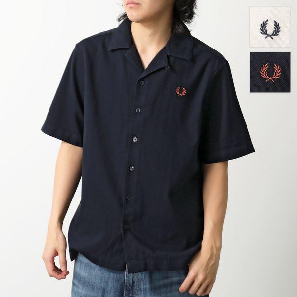 FRED PERRY（フレッドペリー） シャツ PIQUE TEXTURE REVERE COLLAR 