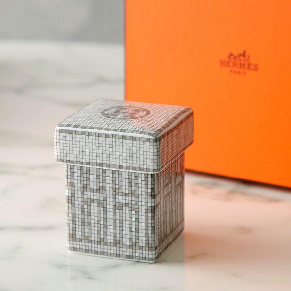 HERMES エルメス ティーキャディー Masaique au 24 Mug モザイク HERMES エルメス ティーキャディー Masaique au 24 Mug モザイク