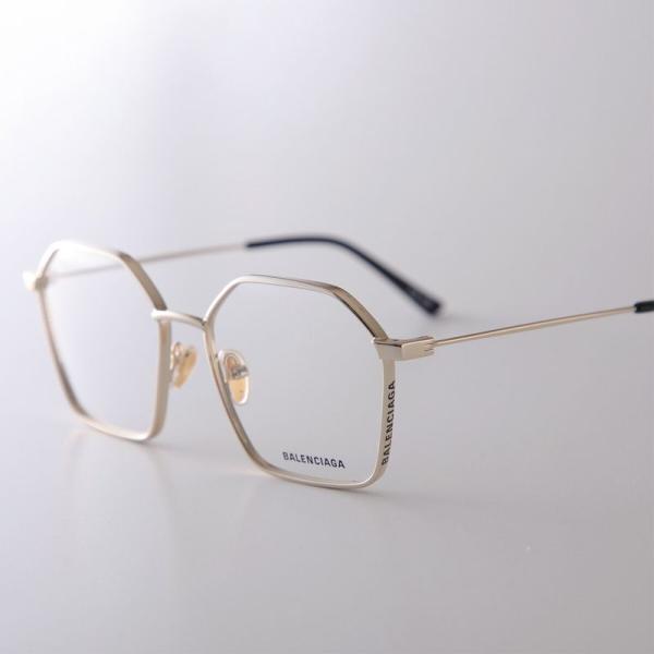 BALENCIAGA（バレンシアガ） メガネ BB0198O メンズ ポリゴン型 メタル