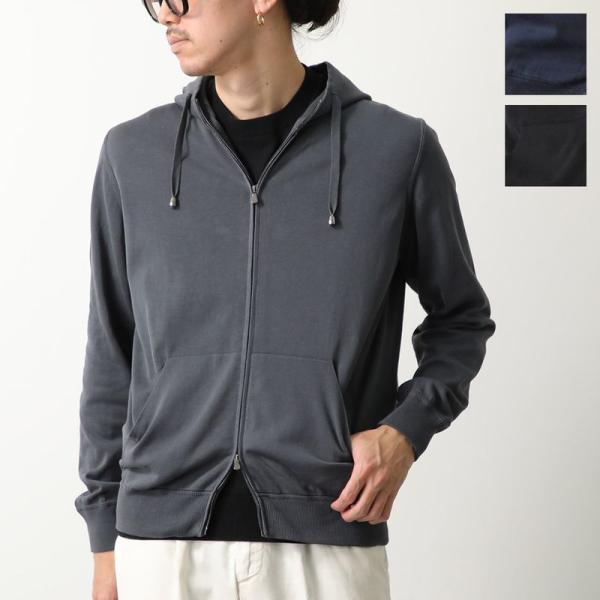 フィリッポデローレンティス／コットンパーカー／ブラック／52 FILIPPO DE LAURENTIIS フィリッポ デ ローレンティス パーカー