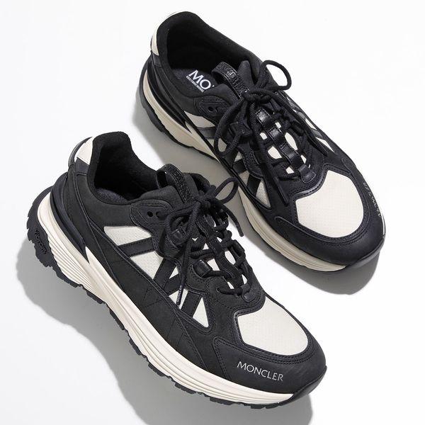 スニーカー MONCLER Women Sneakers 4M00140 M3457999 BLACK MONCLER モンクレール スニーカー LITE RUNNER 4M00140 M4065