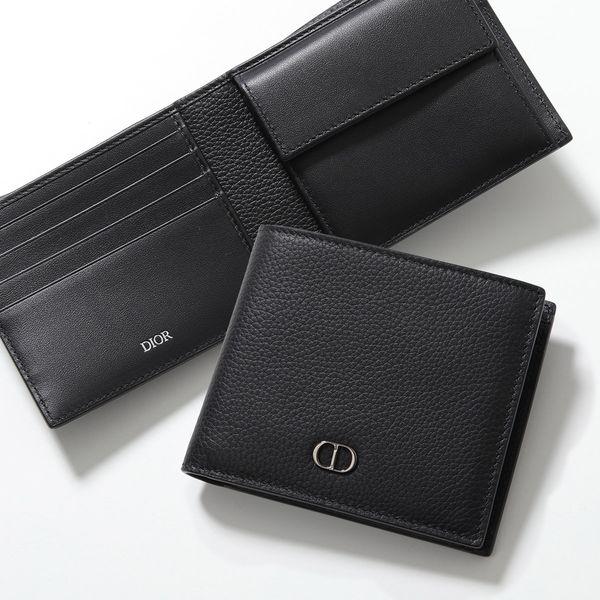Christian Dior ディオール 二つ折り財布 2ESBC027CDI メンズ Christian Dior ディオール 二つ折り財布 2ESBC027CDI メンズ