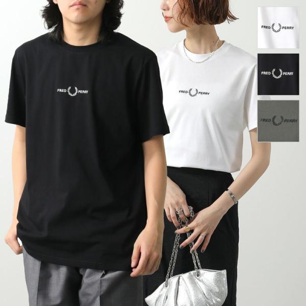 FRED PERRY フレッドペリー Tシャツ EMBROIDERED T-SHIRT M4580 メンズ レディース 半袖 カットソー コットン ロゴ 刺繍 ロゴT カラー3色
