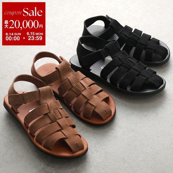 ZEUS ゼウス サンダル 23009 メンズ バックストラップ レザー