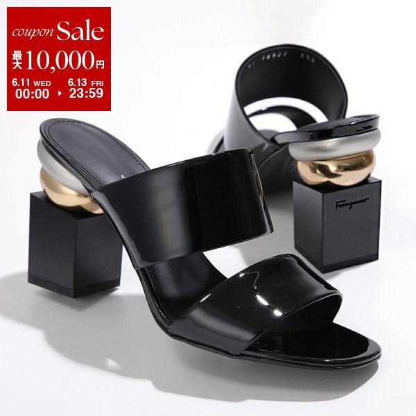 FERRAGAMO（フェラガモ） サンダル LOTTEN 8.5cm ロッテン 0724656