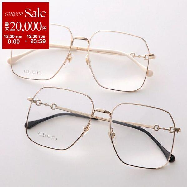 GUCCI（グッチ） メガネ GG0952O レディース スクエア型 メタル