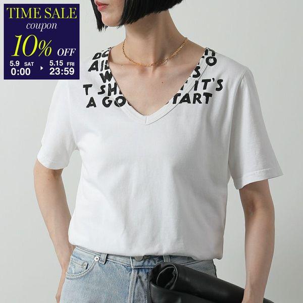 MAISON MARGIELA メゾンマルジェラ カットソー 21SS S62GD0082 S23588 MM6 FRINGED T-SHIRT フリンジ 半袖 カットソー Tシャツ  ブラック系 S【中古】 MM6 - MAISON MARGIELA メゾンマルジェラ 21SS S62GD0082 S23588 MM6