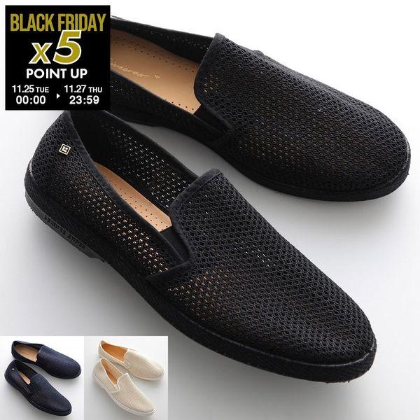 [あす着] リヴィエラ Rivieras スリッポン メッシュスニーカー メンズ NEW CLASSIC30 Rivieras（リヴィエラ） リビエラ スリッポン CLASSIC F 30° FILET